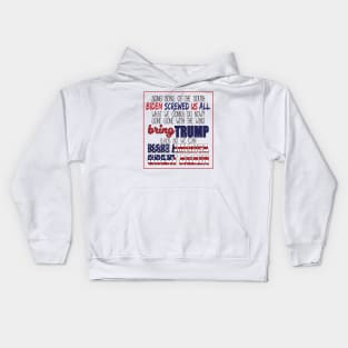 Anti Biden Song Funny Trump Kids Hoodie